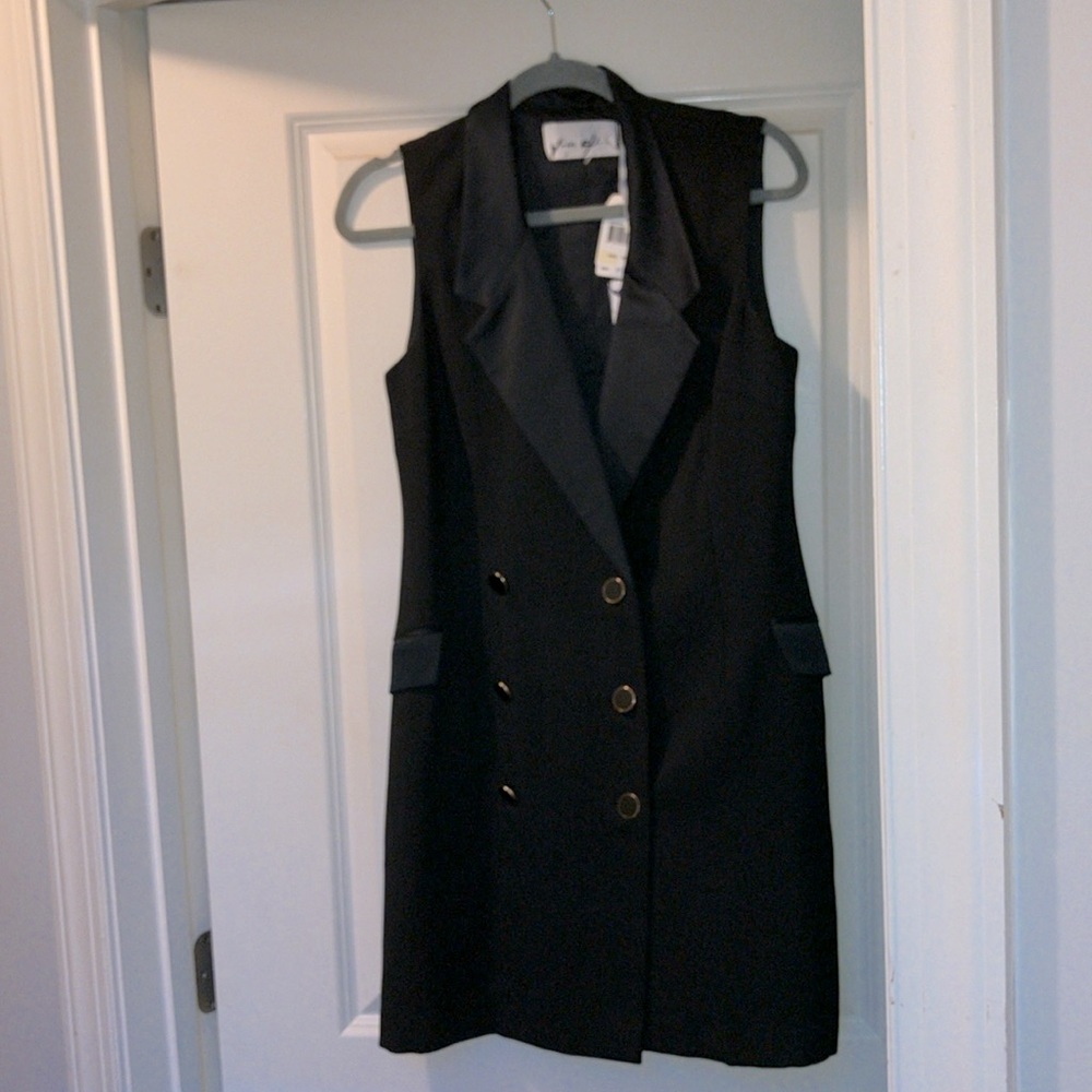 Black blazer dress
